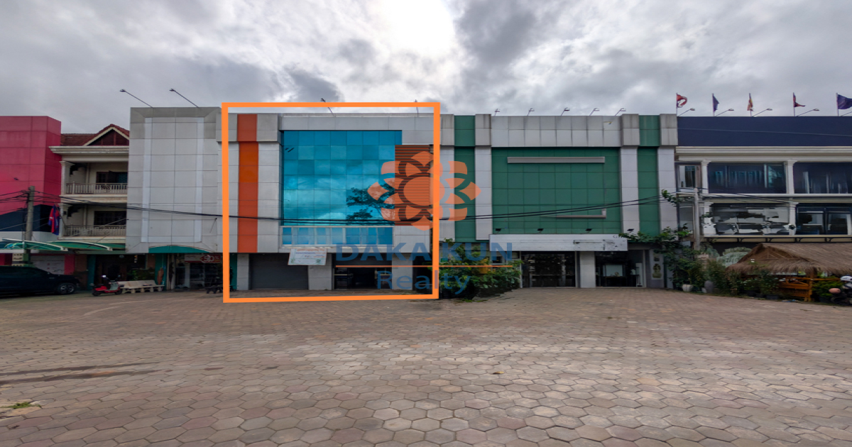 Commercial Building for Rent on Preah Sihanouk Ave, Siem Reap City